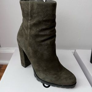 Olive Green booties